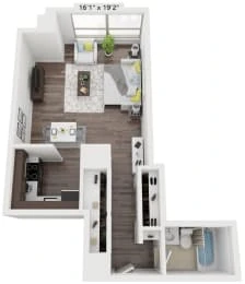 Unit 03-0809 floor plan