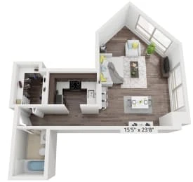 Unit 01-3813 floor plan