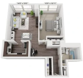 Unit 02-0405 floor plan
