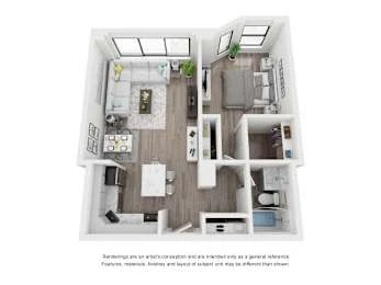 Unit 0707 floor plan