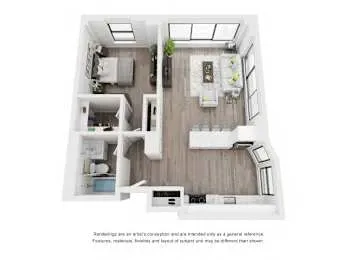 Unit 1617 floor plan