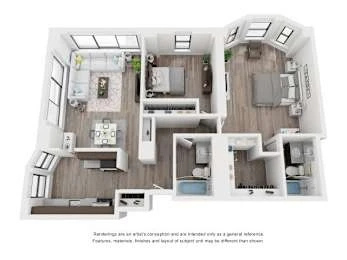 Unit 1016 floor plan