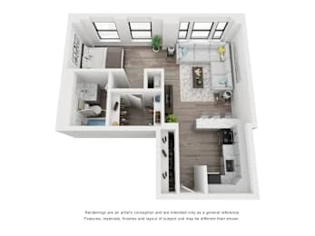 Unit 2108 floor plan