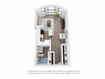 Unit 0202 floor plan