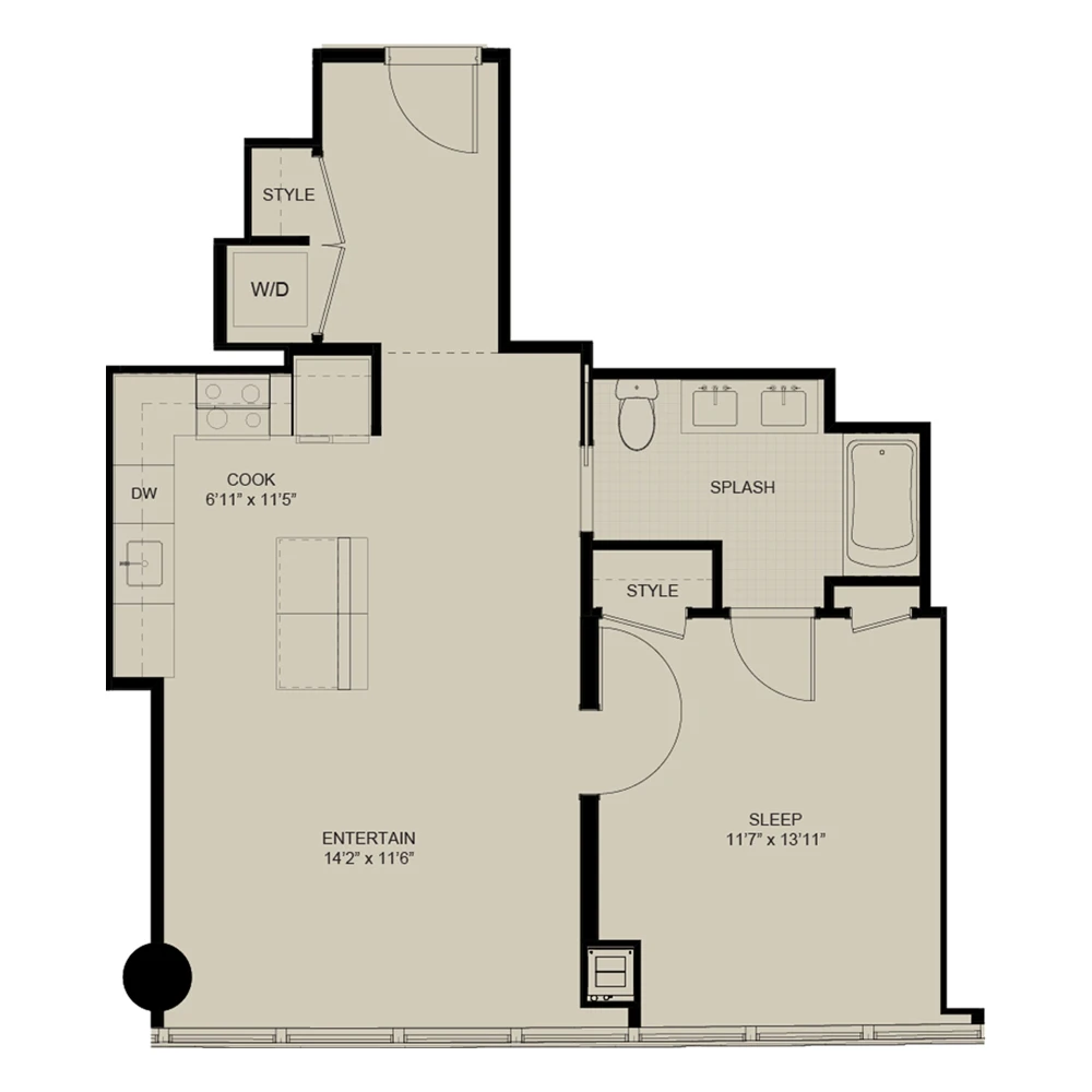 Unit 2113 floor plan