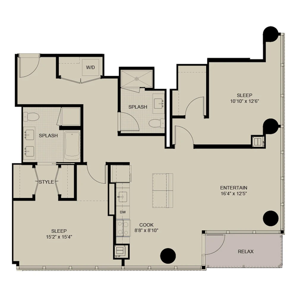 Unit 1210 floor plan