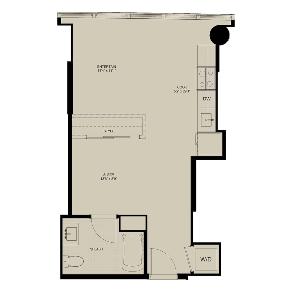 Unit 1206 floor plan