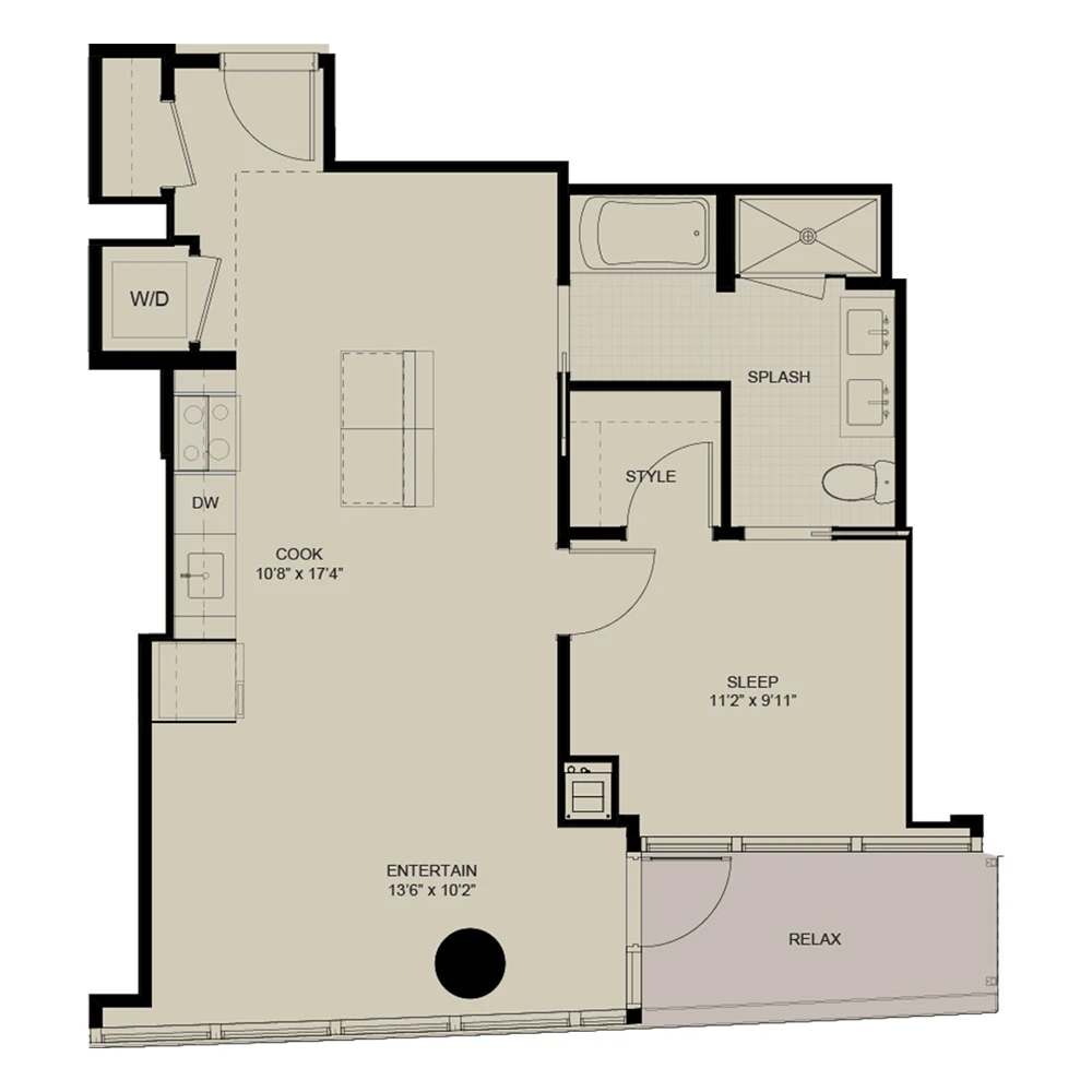 Unit 2011 floor plan