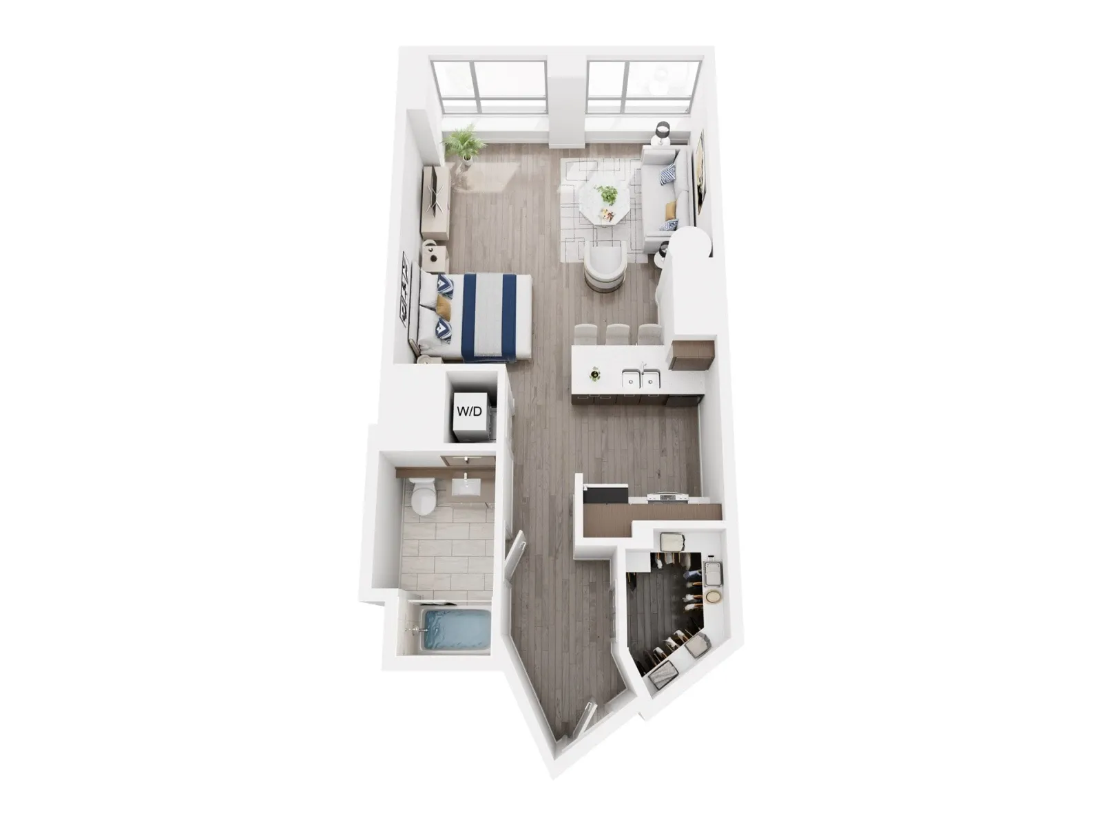 Unit 01-0402 floor plan