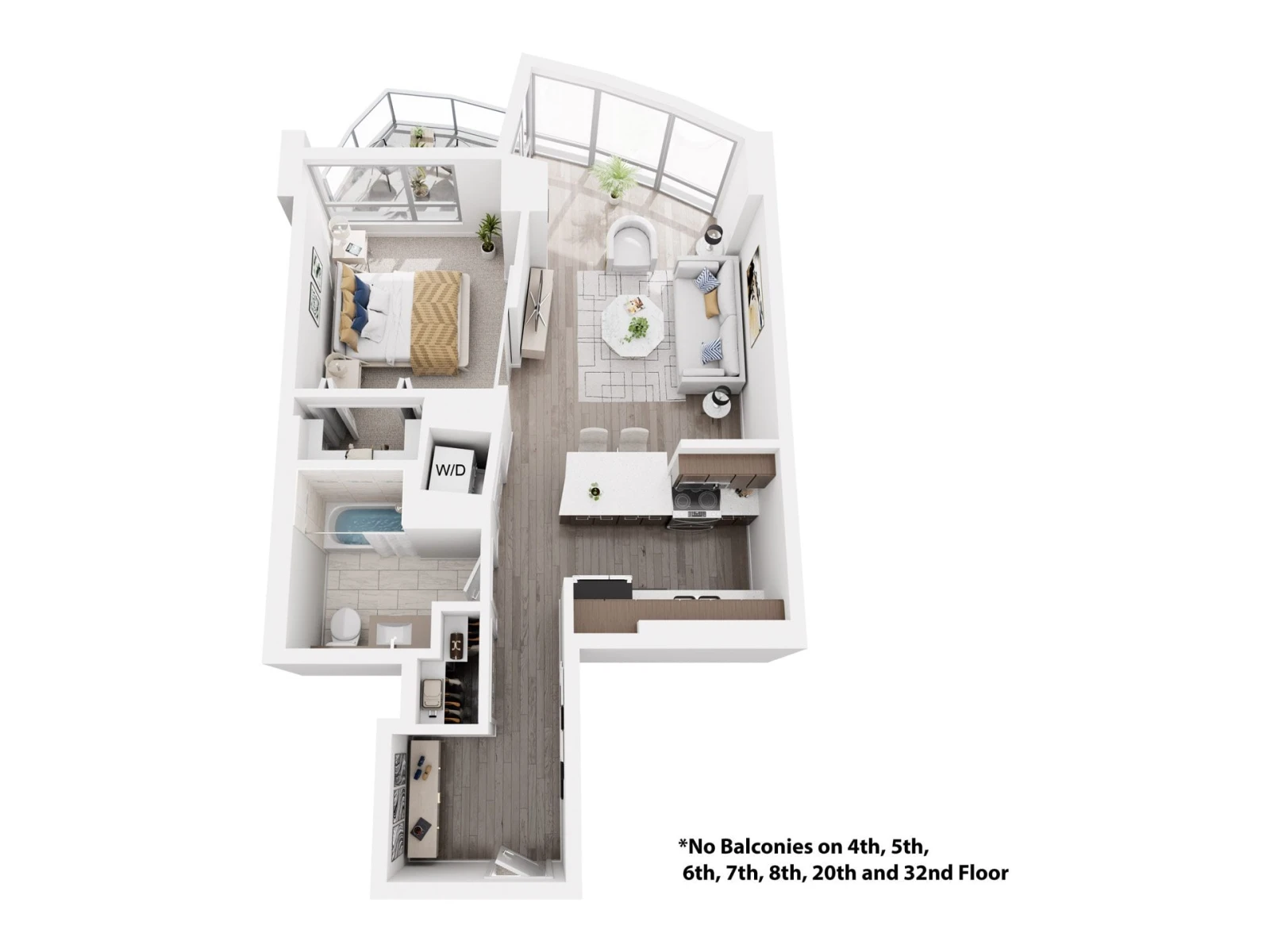 Unit 01-3706 floor plan