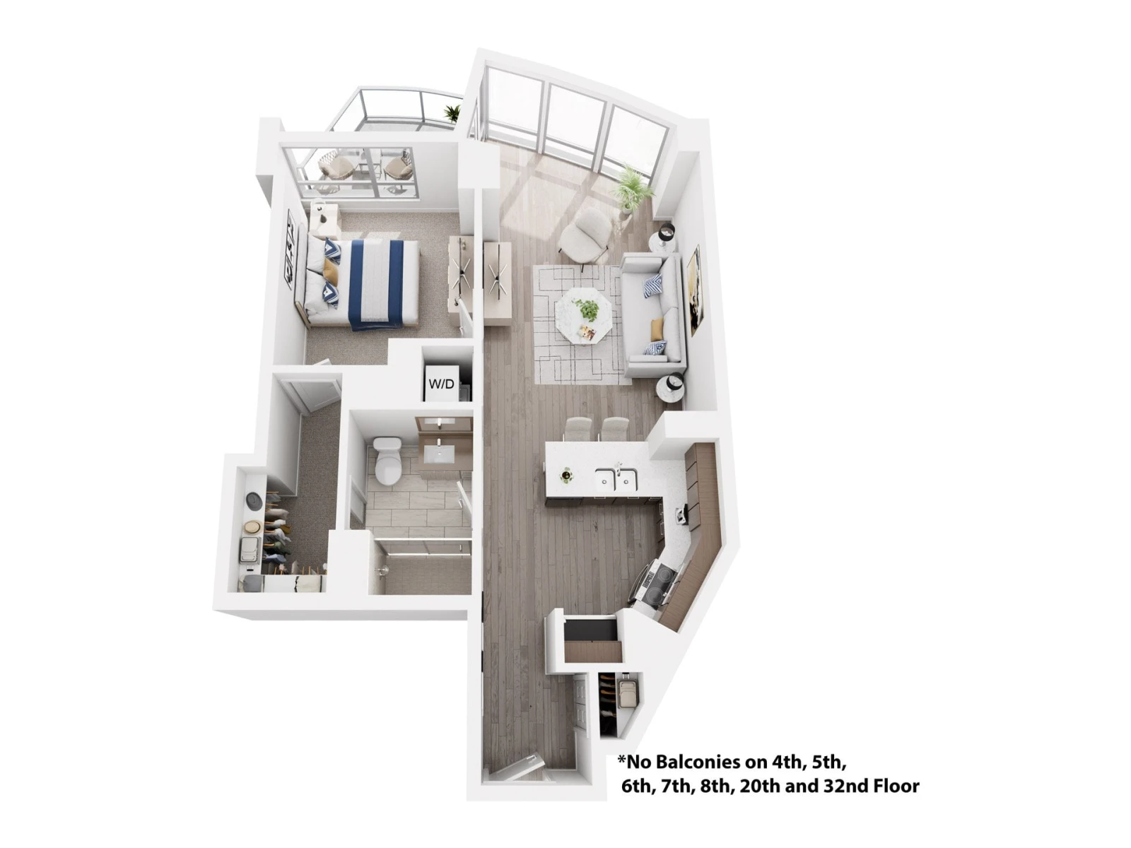 Unit 01-2110 floor plan