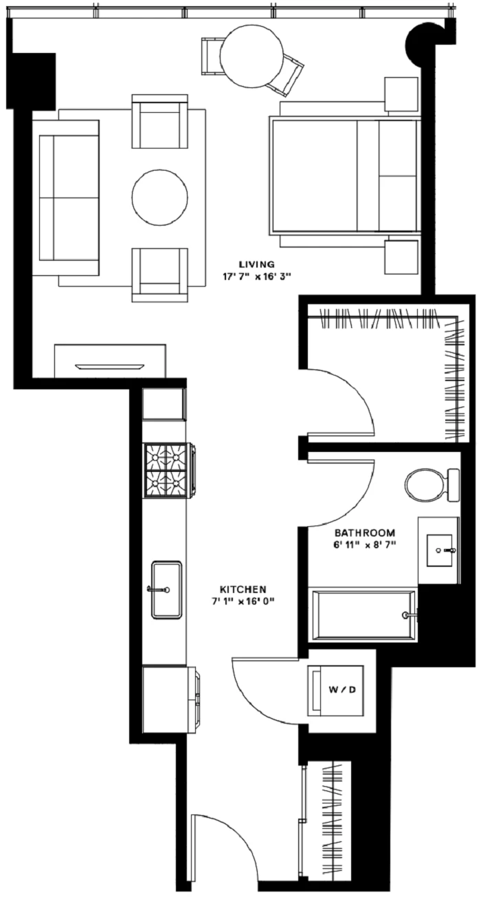 Unit 811 floor plan