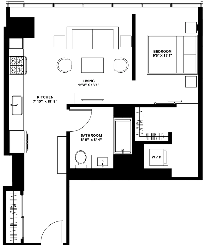 Unit 804 floor plan