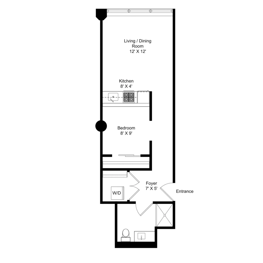 Unit 503 floor plan