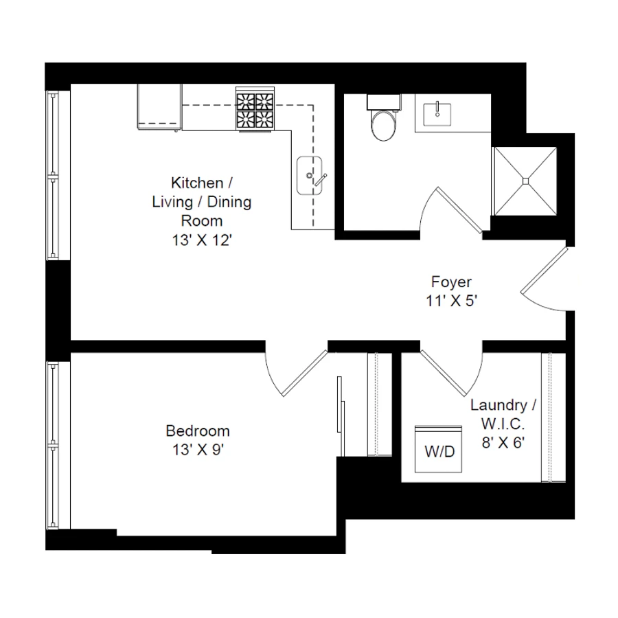 Unit 713 floor plan