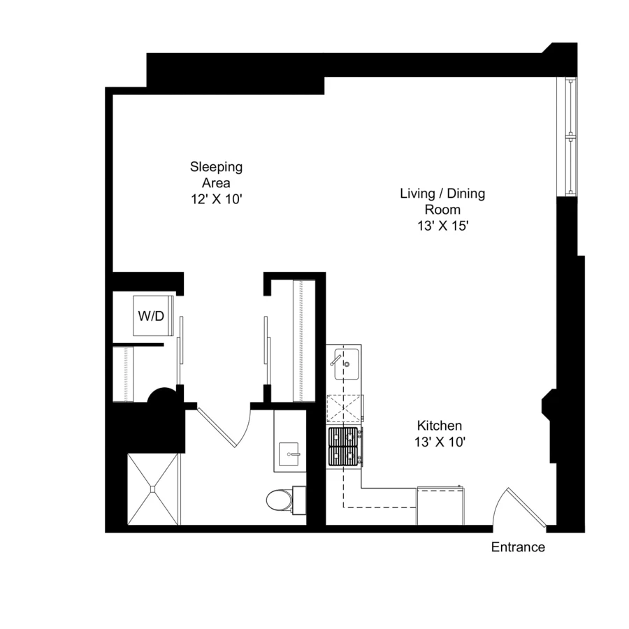 Unit 205 floor plan