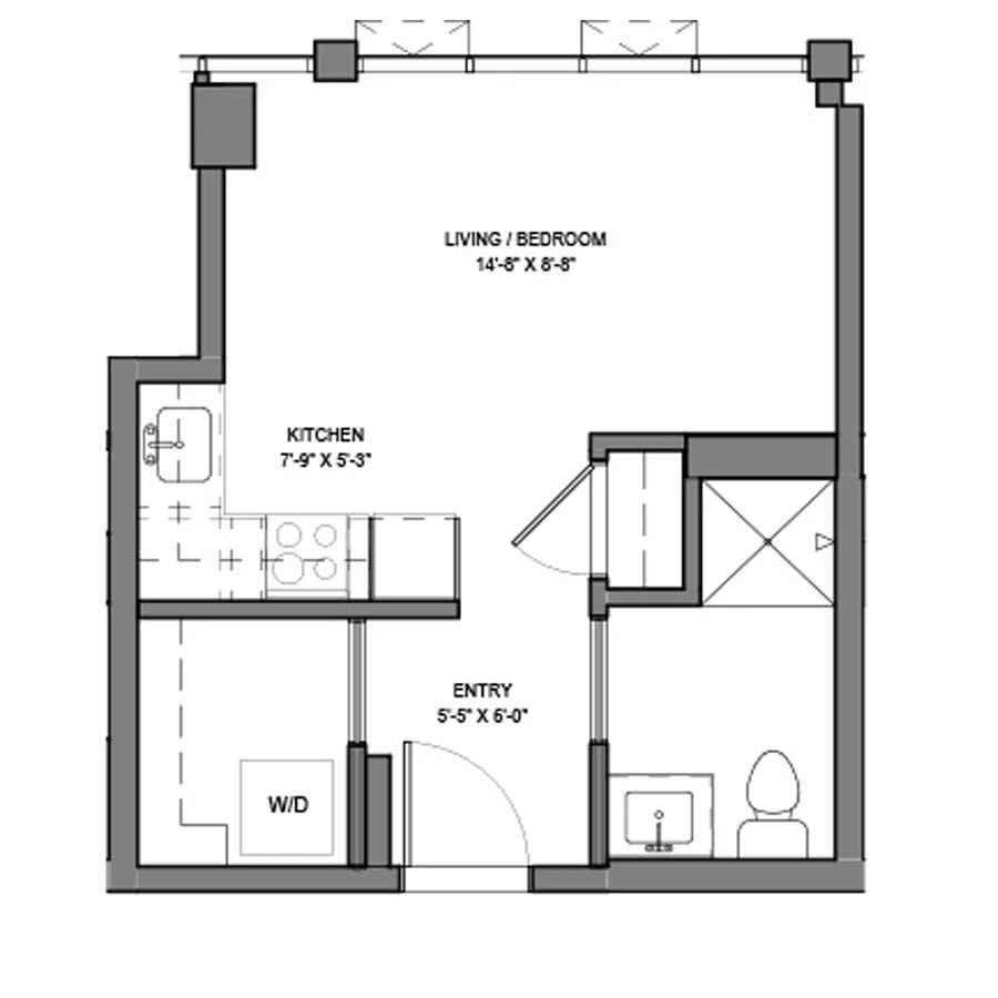 Unit 605 floor plan