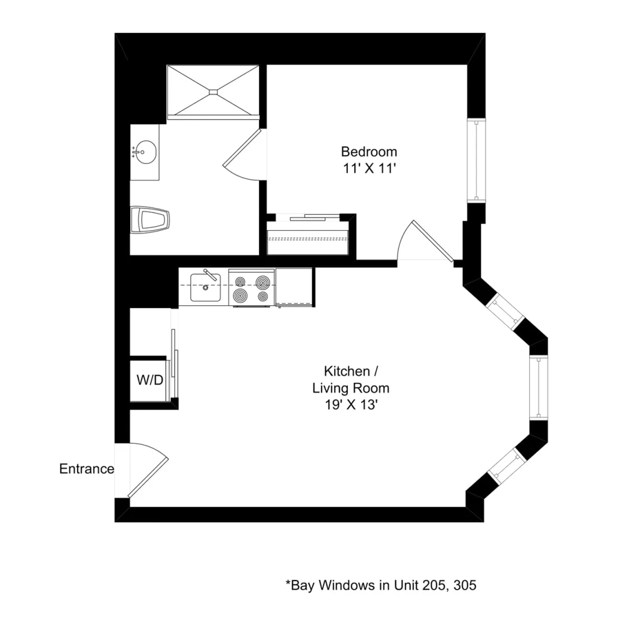 Unit 305 floor plan