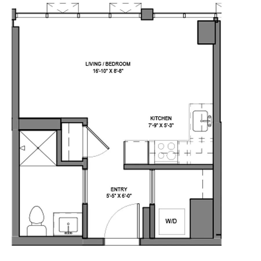 Unit 606 floor plan