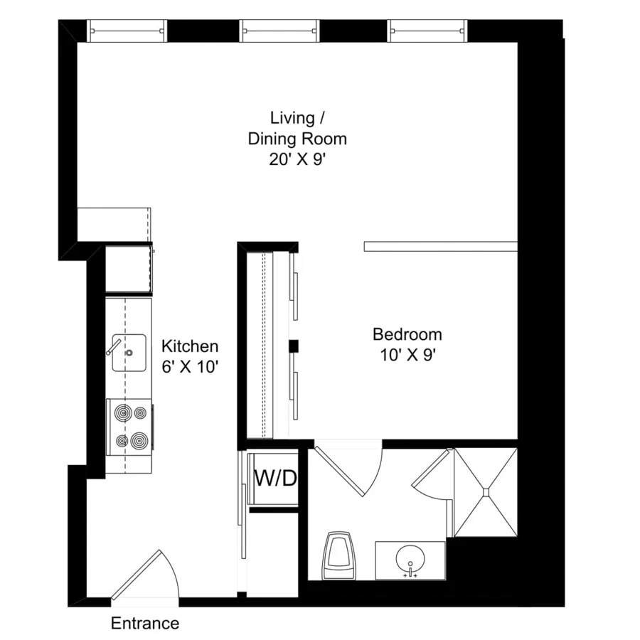 Unit 311 floor plan
