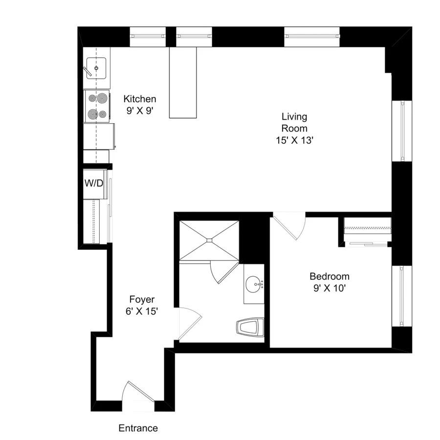 Unit 416 floor plan