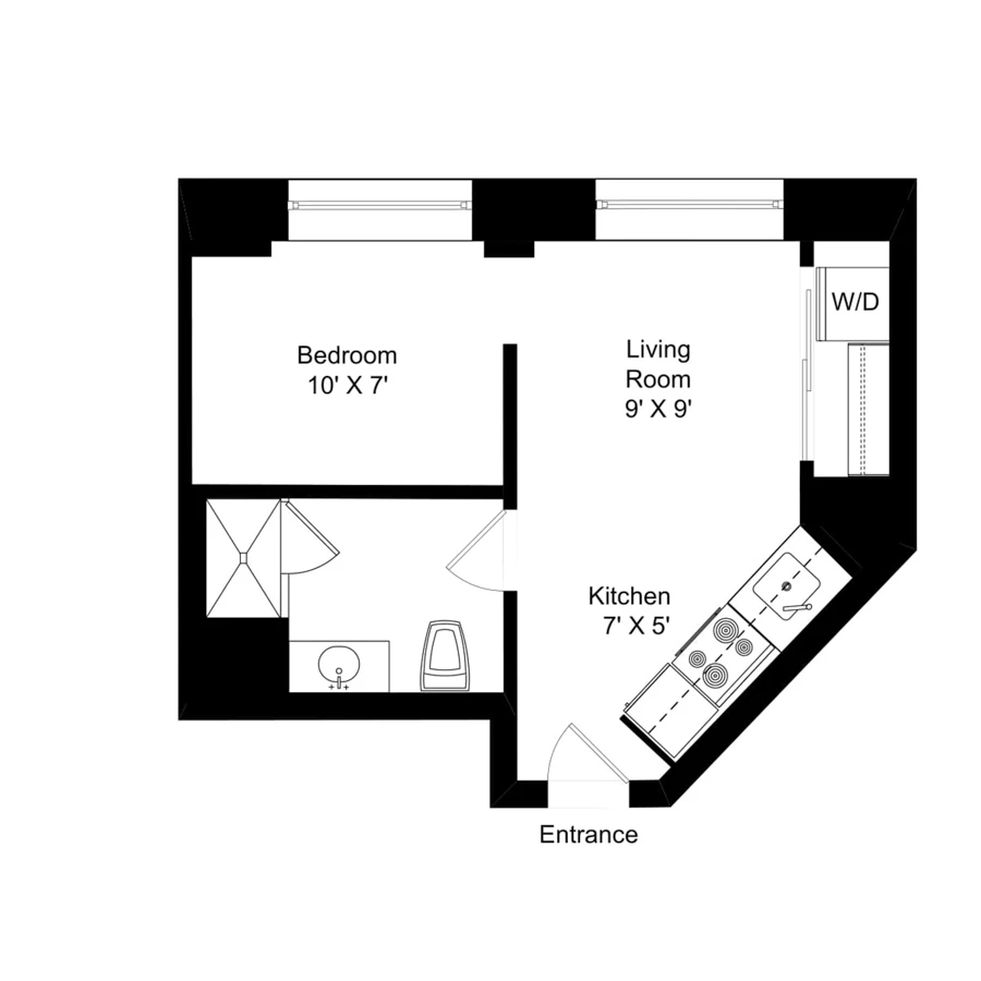 Unit 419 floor plan