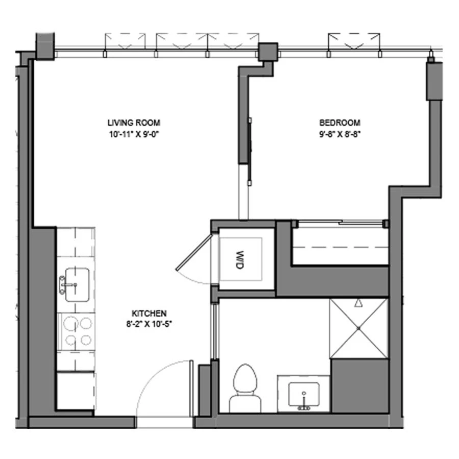 Unit 1104 floor plan