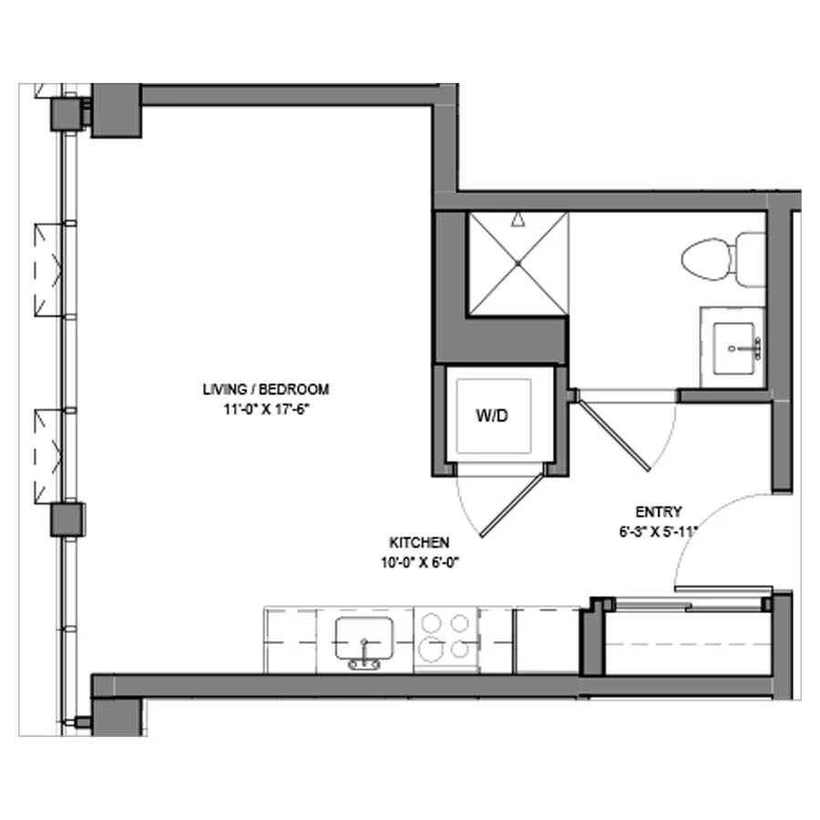 Unit 302 floor plan