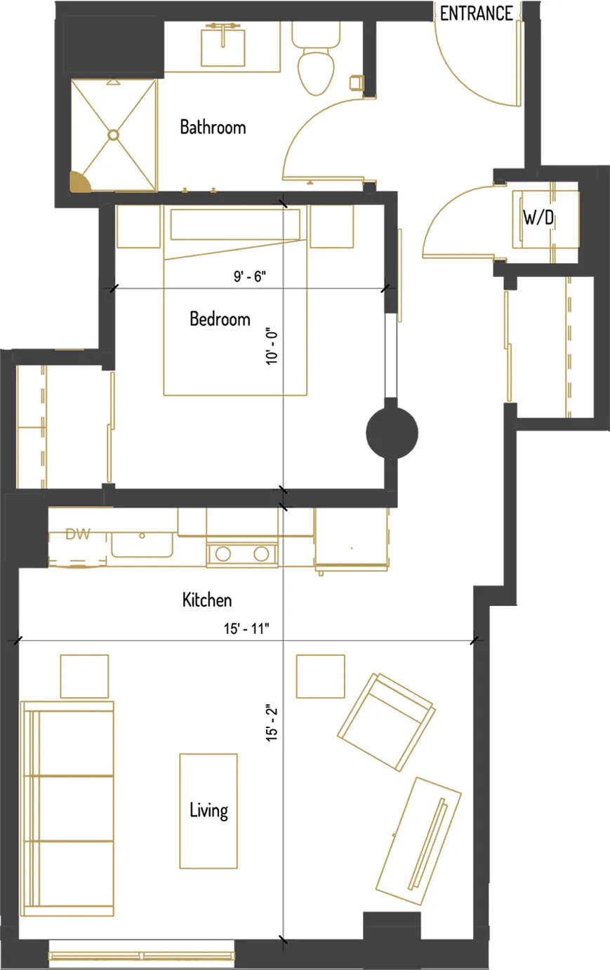 Unit 309 floor plan
