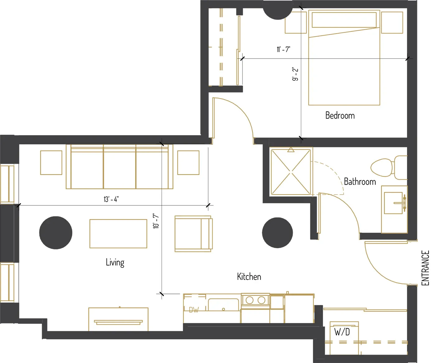 Unit 542 floor plan