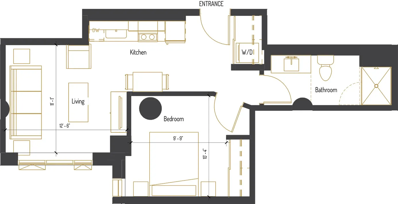 Unit 337 floor plan