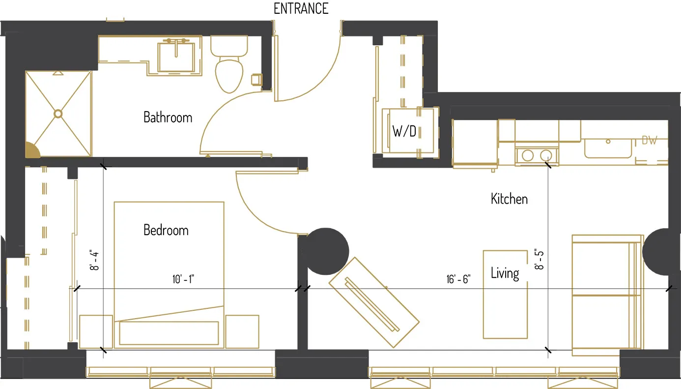 Unit 835 floor plan
