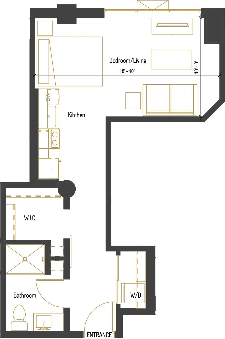 Unit 421 floor plan