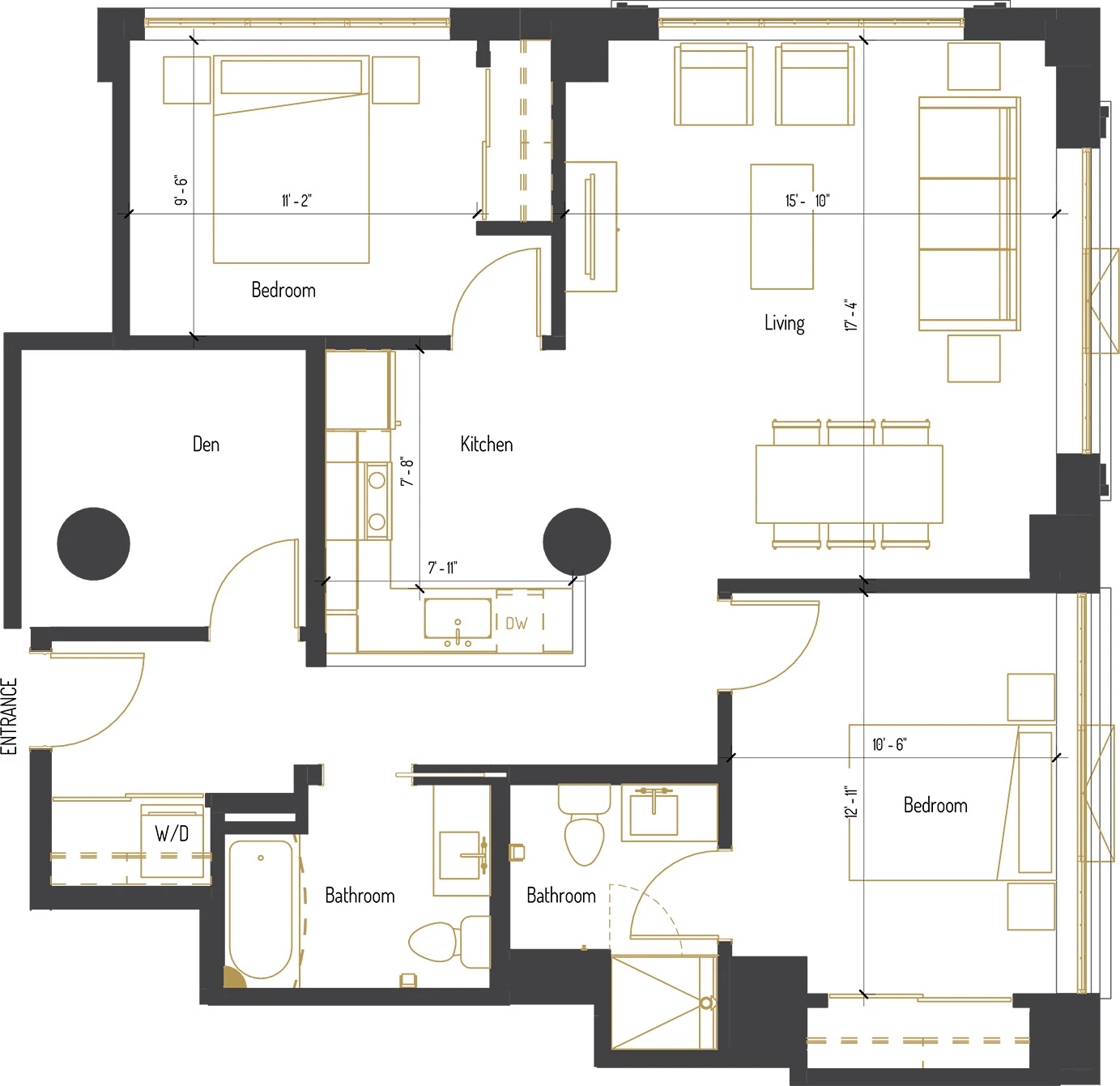 Unit 739 floor plan