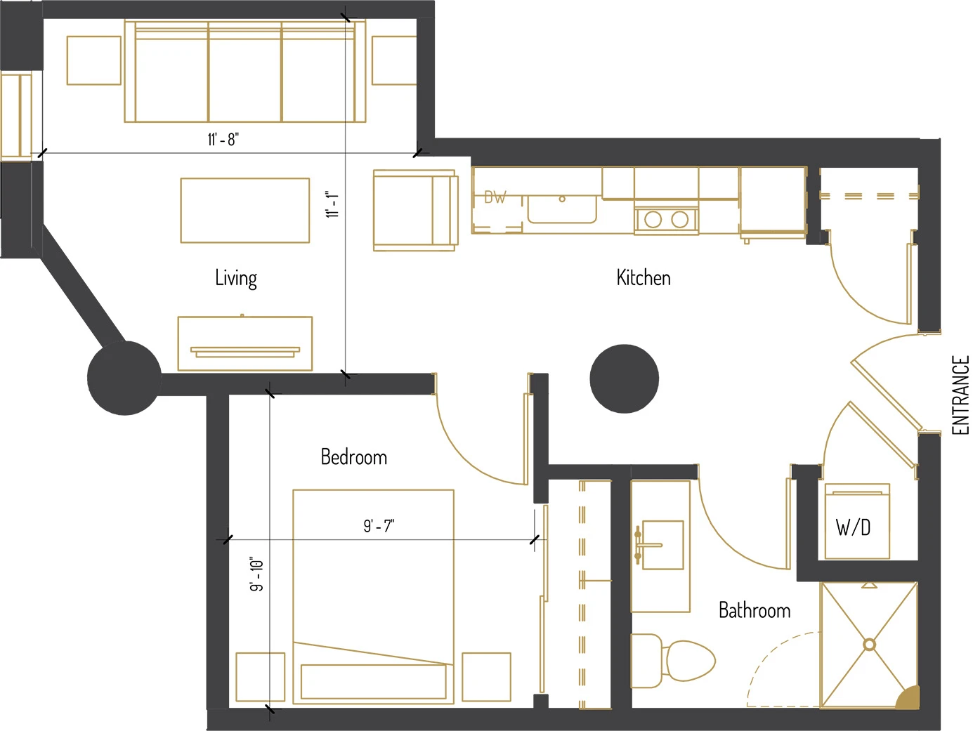 Unit 245 floor plan