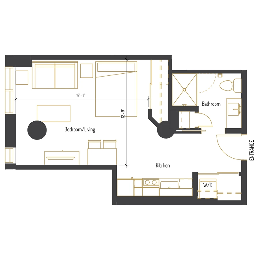 Unit 643 floor plan