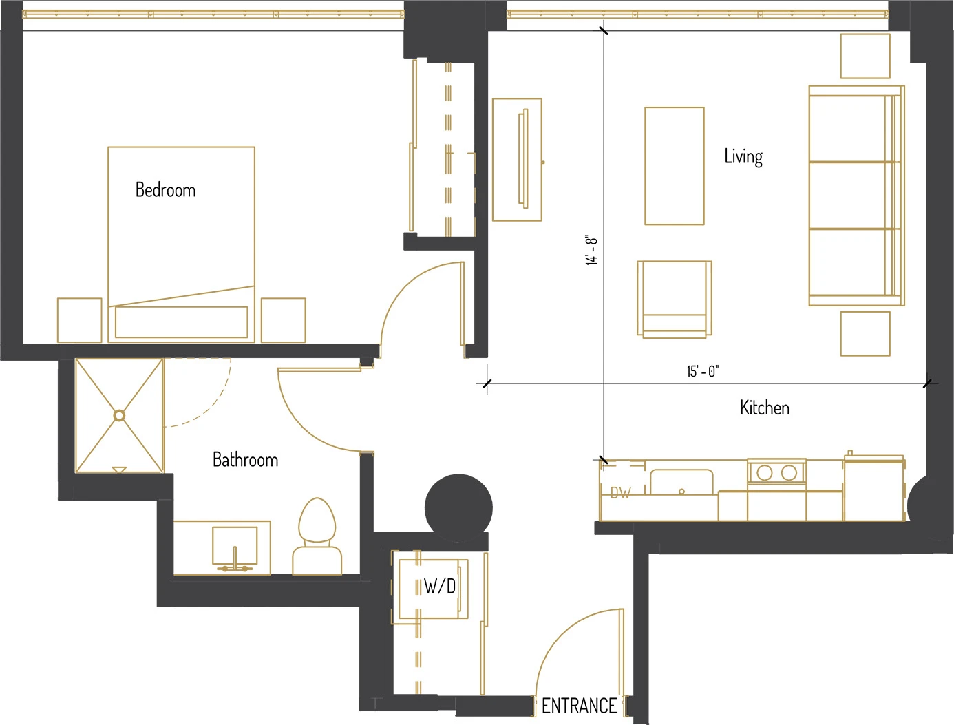 Unit 867 floor plan