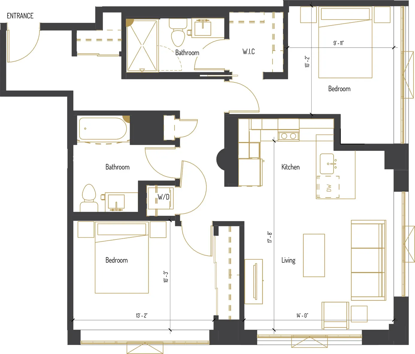 Unit 747 floor plan