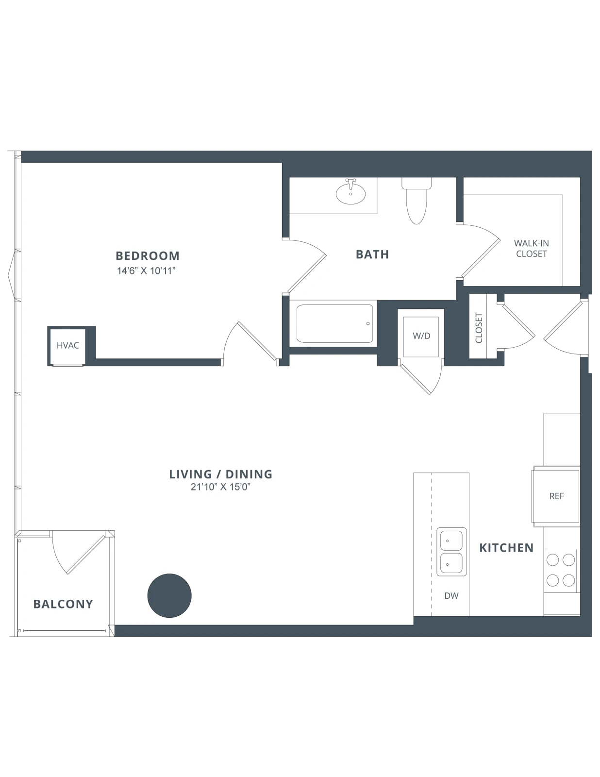 Unit 1804 floor plan