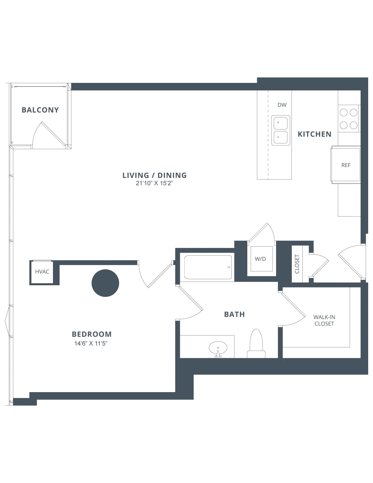 Unit 2306 floor plan