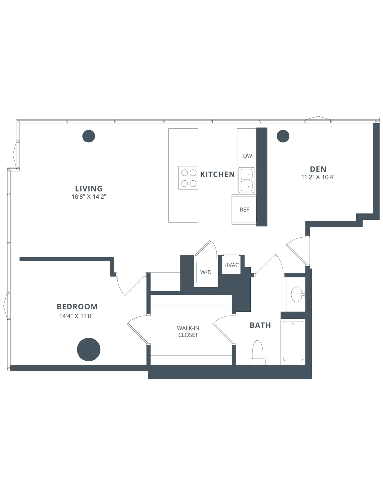 Unit 1702 floor plan