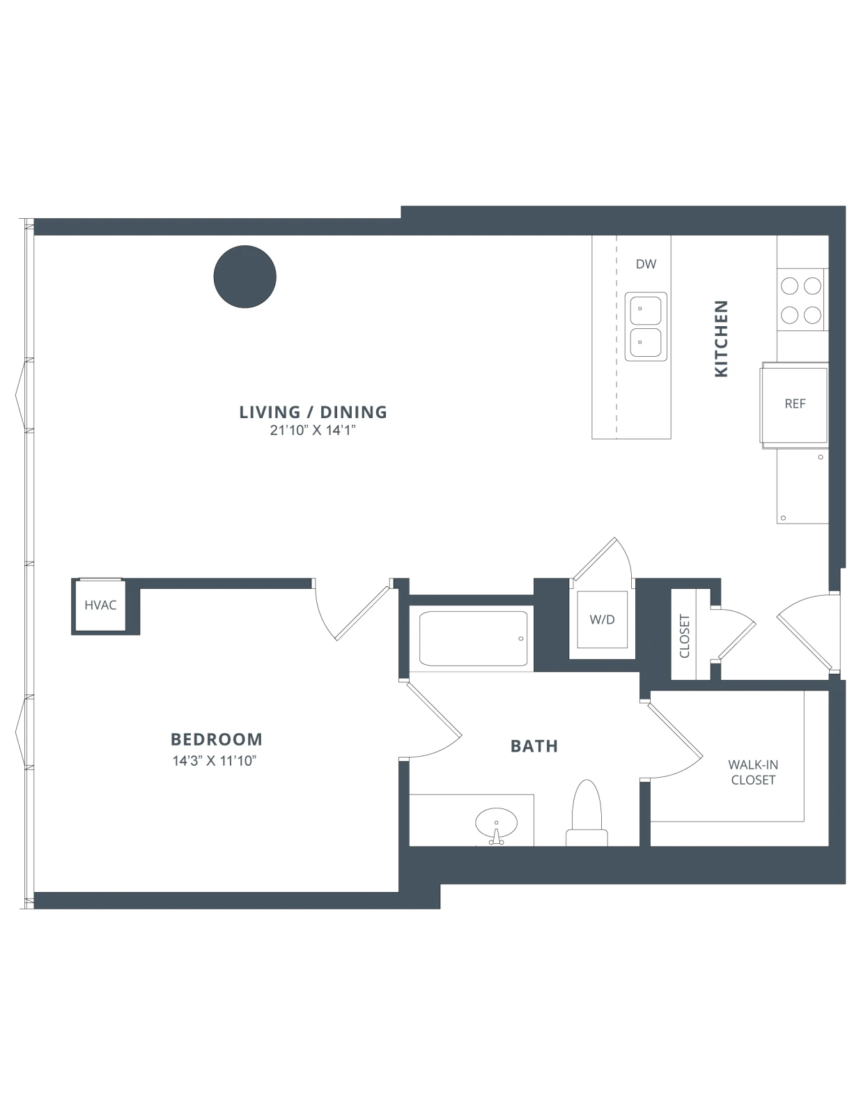 Unit 1010 floor plan