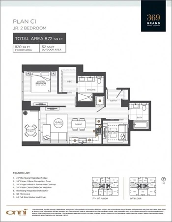 Unit 3601 floor plan