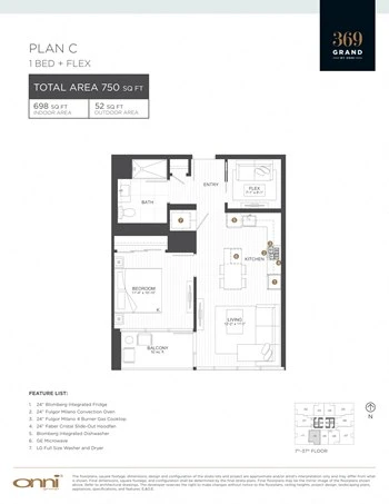 Unit 1510 floor plan