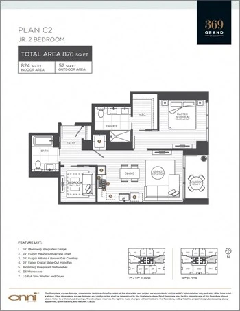 Unit 2206 floor plan
