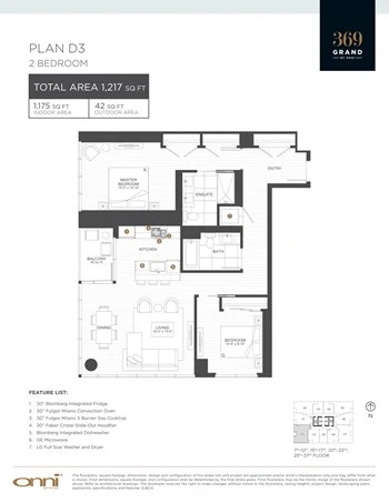Unit 3411 floor plan