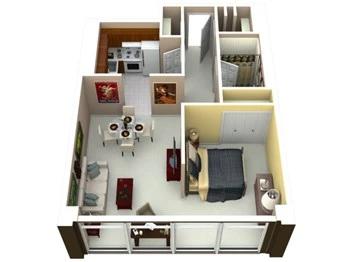 Unit 01-3403 floor plan