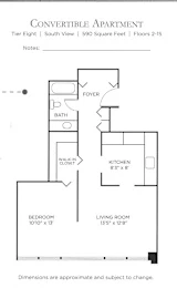 Unit 01-0203 floor plan