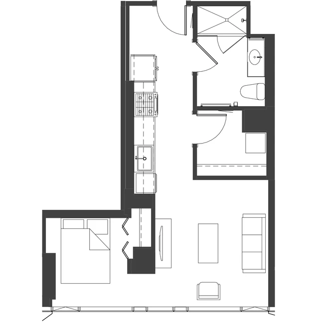 Unit 4110 floor plan