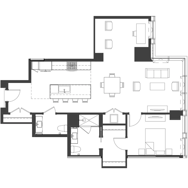 Unit 2710 floor plan